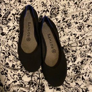 Black Rothys squares.